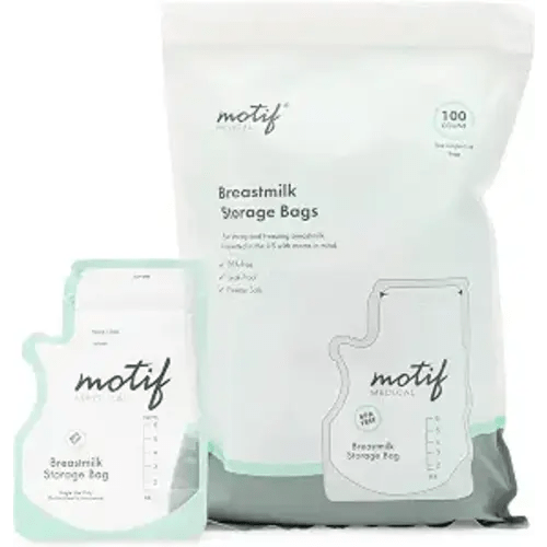 Motif Medical Breastmilk Storage Bags, 100 Count