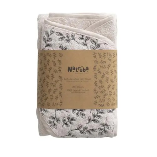 Cotton Floral Hooded Towel
