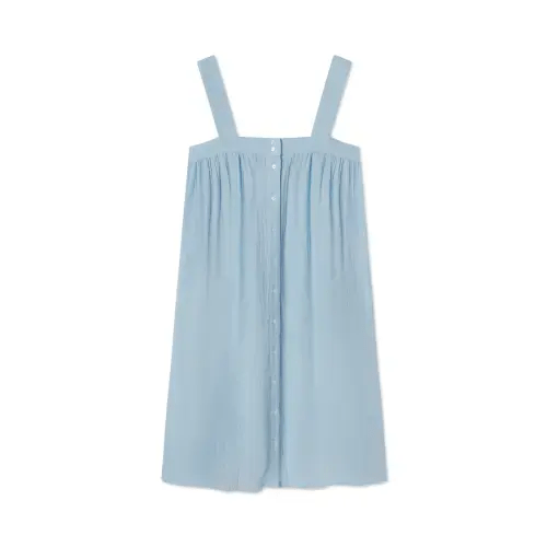 LAKE | Women | Cotton Pajamas | French Blue Hamptons Nightgown