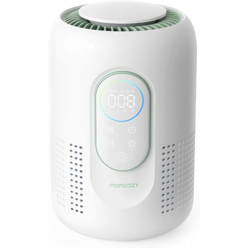 Momcozy Air Purifier for Bedroom with Dimmable Night Light for Small Room