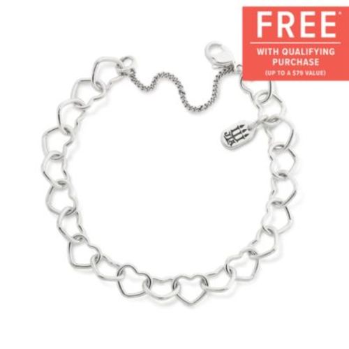 Connected Hearts Charm Bracelet