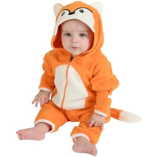 Cuddle Club Fleece Baby Bunting Bodysuit Hoodie, Newborn - 5T