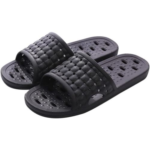 Quick Drying Shower Slippers for Women Men, Non Slip Lightweight Open-toe Travel-friendly Breathable Shoes Slide Slippers for Bathroom,Indoor,Outdoor