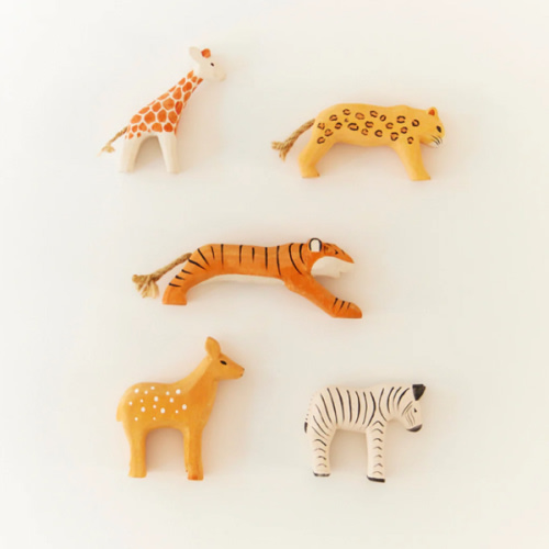 Wooden Safari Animal Set – Sarah's Silks