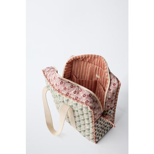 FLORAL DIAPER BAG
