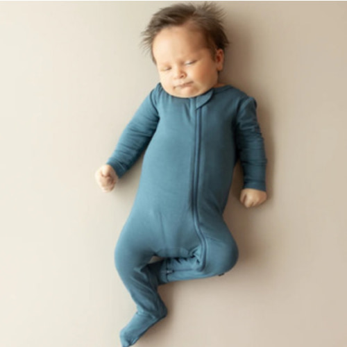 Buy Kyte BABY Zippered Footie Atlantic 0-3 Months at Well.ca | Free Shipping $35+ in Canada