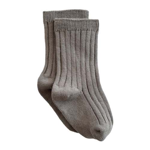 Basic Ribbed Socks, Sage