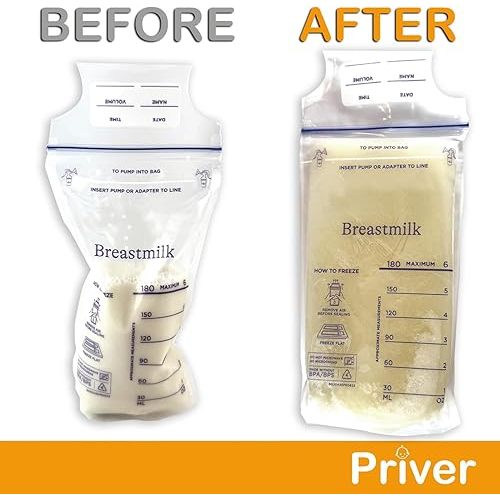 Freeze Flat Breast Milk Storage Bag Freezer Device - Freeze Breastmilk Bags Flat - Organize Breast Milk Storage Bags - Space Saving Freezer System - Breast Pump Accessories - A Priver Original
