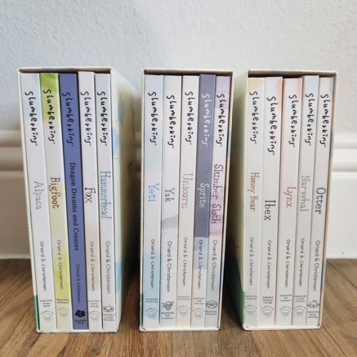 Slumberkins Board Book Set of 15,  Orland&Christensen, Social Emotional Learning