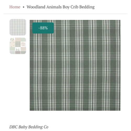 Woodland Animals Boy Crib Bedding – DBC Baby Bedding Co