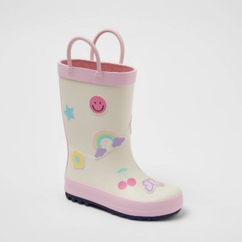 Toddler Lennon Rain Boots - Cat & Jack™ Pink 11T