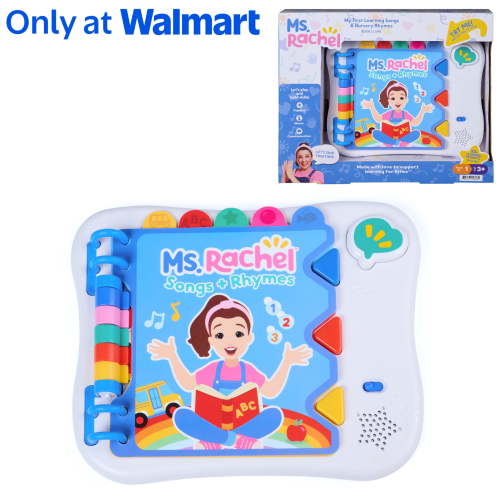 Ms. Rachel My First Learning Songs & Nursery Rhymes Electronic Book, Ages 1+