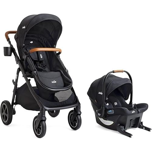 Joie Baby, Ginger DLX Stroller and Mint Latch Car Seat, Travel System (Shale)
