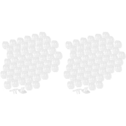 Power Gear Outlet Covers Baby Proofing Child Proof Plug Covers for Electrical Outlets Easy Install Outlet Plug-Covers UL Listed Shock Prevention Clear 54615,(Pack of 120)