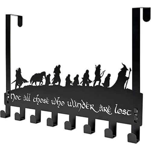 Lord Themed Home Decor, Fantasy the Rings Over Door Hooks, Wall Organizer