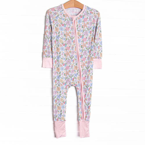 Abundant Blooms Bamboo Zippy Pajama, Pink – Stitchy Fish