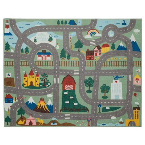 VALLABY Alfombra - verde 3 ' 3 "x4 ' 4 "