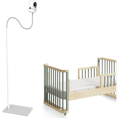 HelloBaby Baby Monitor Floor Stand - Adjustable Height Camera Mount for HB6550/ Plus/ HB6560/ HB65/ HB6148/ HB6351/ HB40/ HB6339 & More Model, Stable Base, No-Drill Installation, Wall-Safe Holder