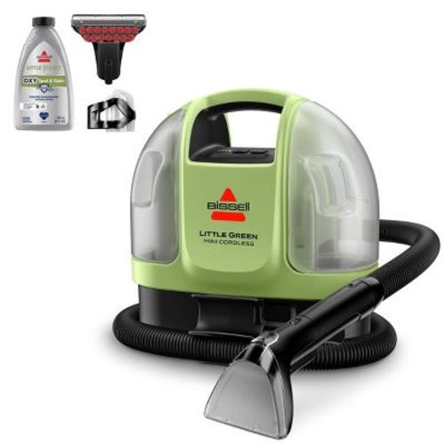 Bissell Little Green Mini Cordless Carpet Cleaner 1.5"Cleaning Path Green