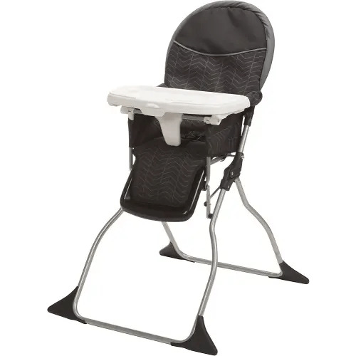Cosco Kids Highchair for Baby, Simple Foldable High Chair, Convenient, Lightweight, and Compact Design, Black Arrows