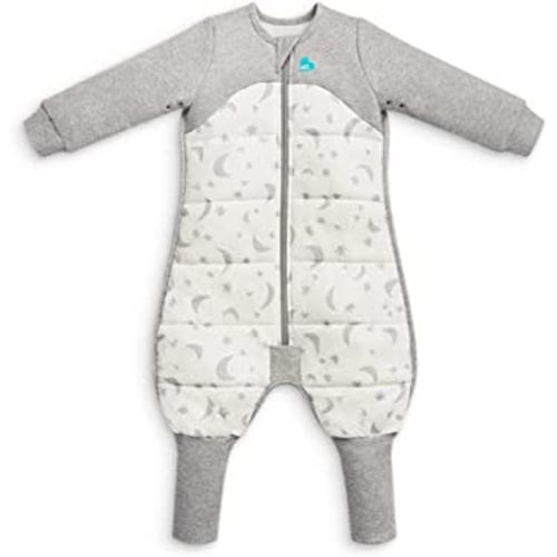 Love to Dream Warm Baby Sleep Suit (6-12 Mo), Super Soft Temp Regulating Sleeping Suit, 2.5TOG Warm Wearable Blanket, White