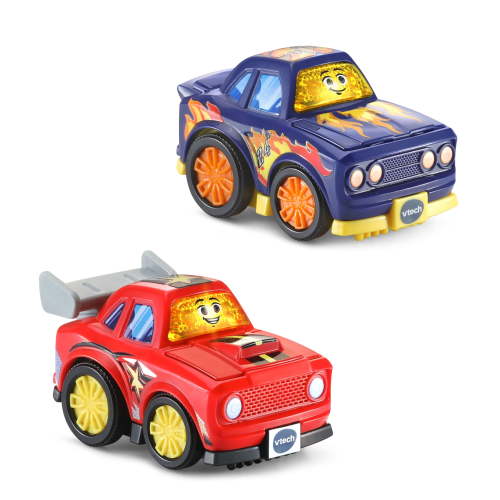 VTech Go! Go! Smart Wheels Race Team 2-Pack (Stock Car, Race Car) Baby and Toddler Toys