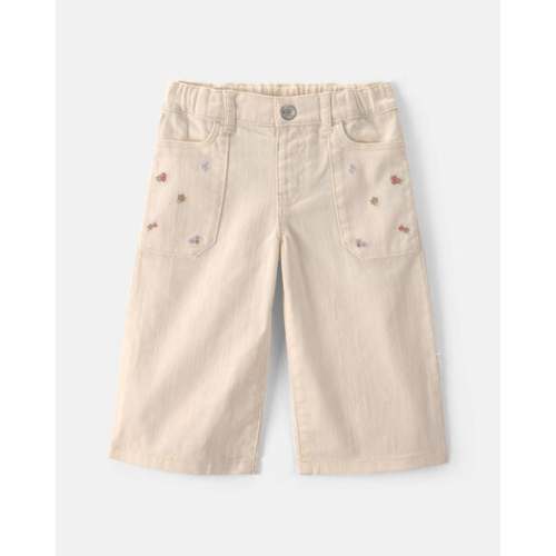 Baby Girl Floral Twill Pants - Cream - OshKosh B'gosh | Carter's