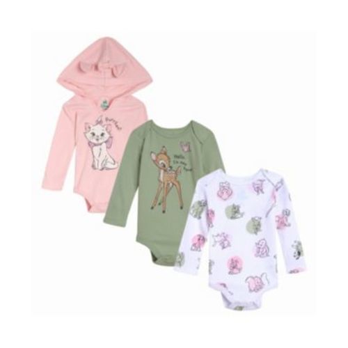 Baby Girls Dumbo Simba 3 Pack Cosplay Bodysuits