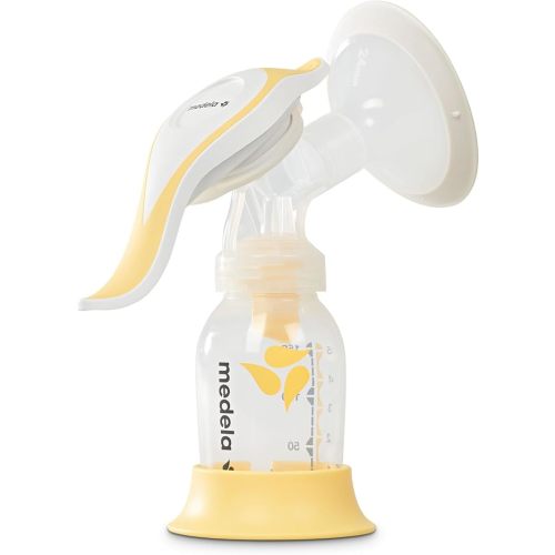 Medela Harmony Manual Breast Pump, Compact Swiss Design with PersonaFit Flex Shields and Medela's 2-Phase Expression Technology