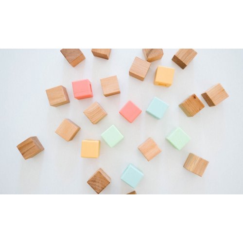Wood + Silicone Block Set by Bannor Toys