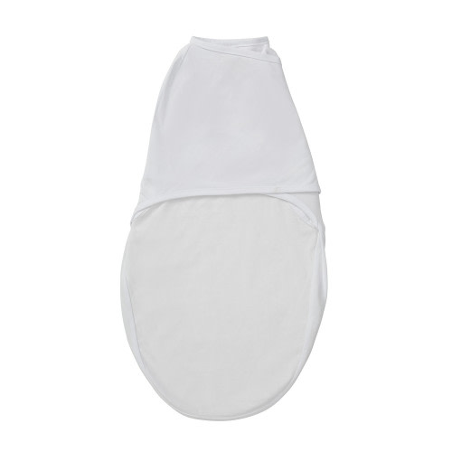 ClevaMama Swaddle to Sleep - White (0-3m)