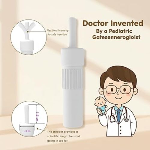 JAPARA Gas and Colic Reliever for Babies, Natural Solution for Baby Colic and Gas Relief, 100% Safe & Effective Instant Constipation Relief for Gassy Babies (20 Count)