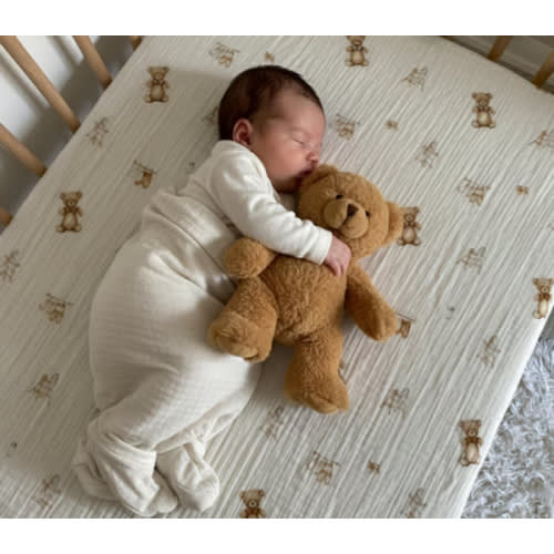 Muslin Sheets for Nestig Cribs - Organic Muslin Cotton Fitted Sheets - Custom Size Sheets - Mini Crib Sheets - Full Crib Sheets