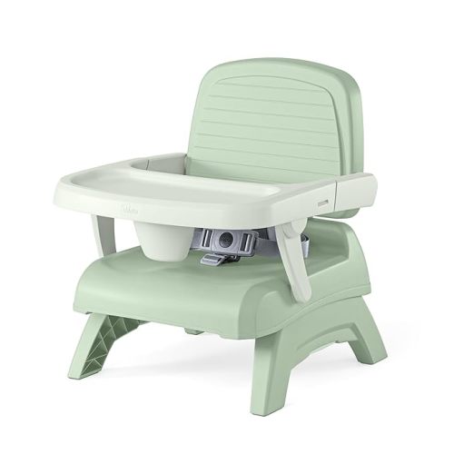 Chicco Bento Booster 3-in-1 Portable Booster Seat for Table, Feeding Seat and Toddler Chair for Babies and Toddlers, for Children up to 50 lbs., Lightweight, Compact Fold, Sage/Green