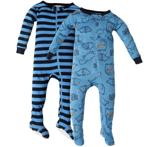 Gerber Baby Boys 2-Pack Footed Pajamas