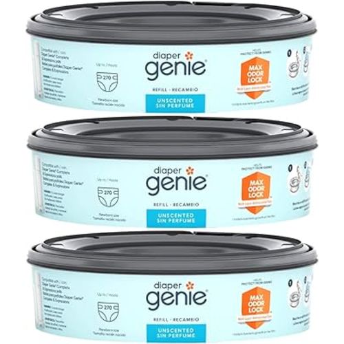 Playtex Diaper Genie Refill (810 Count Total - 3 Pack of 270 Each)