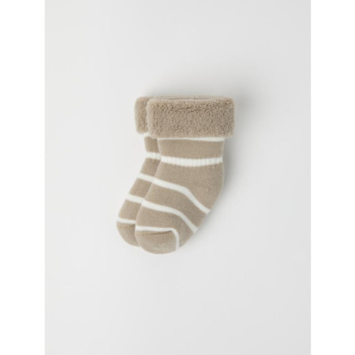 Wool Terry Striped Socks