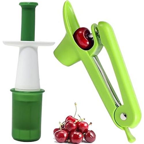 Cherry Pitter Tool Pit Remover,Grape Cutter Tool for Toddlers 1-3,Grape Slicer Cherry Pitter Tool for Toddlers - BPA Free.