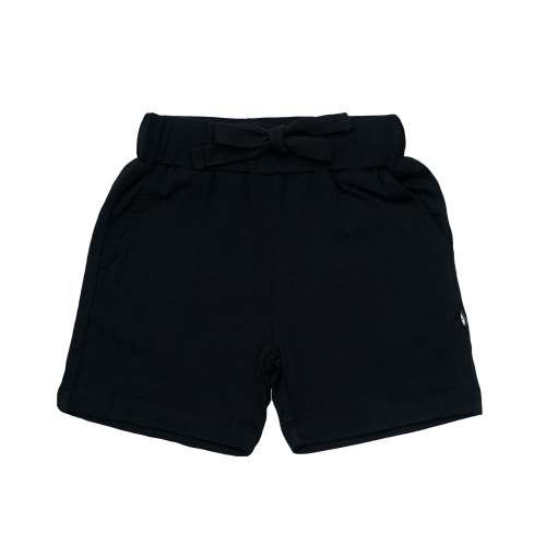 Toddler Drawstring Short in Midnight Black | Kyte Baby