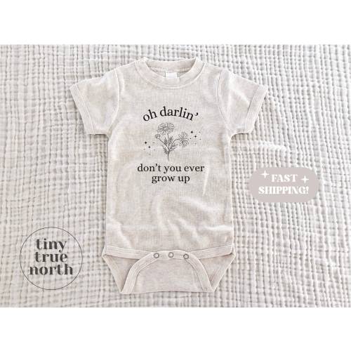 Oh Darlin' Baby Bodysuit – Music Inspired Baby Shower Gift - Baby Shower Gift