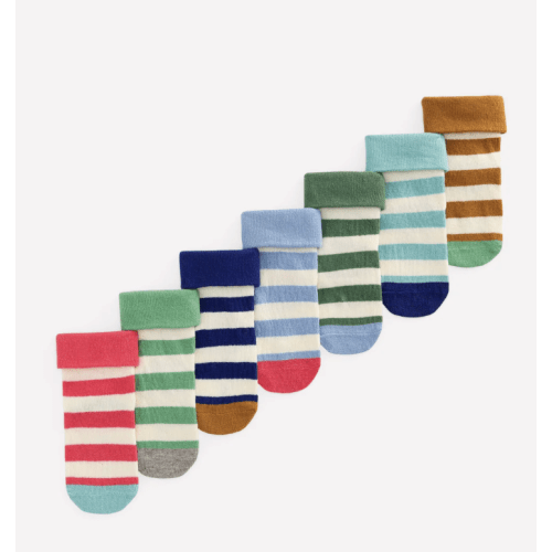 7-Pack Baby Socks-Stripes | Boden USA