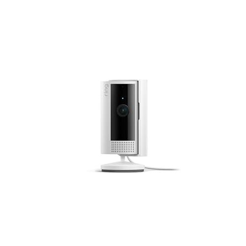 Ring Indoor Cam, Home or business security in 1080p HD video, White