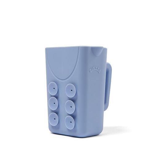 Rinzee® Baby Bath Cup with Suctions - BPA Free, 100% Food Grade Silicone Rinse Cup, Clutter-Free Tub Area, Kids Learning Tool, Sticks to Tiles, Drains Water Upside Down- Patent Pending