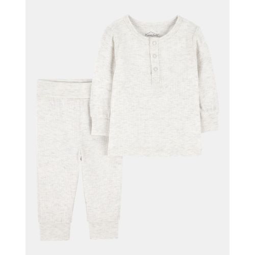 Baby 2-Piece PurelySoft Outfit Set - Grey | Carter's