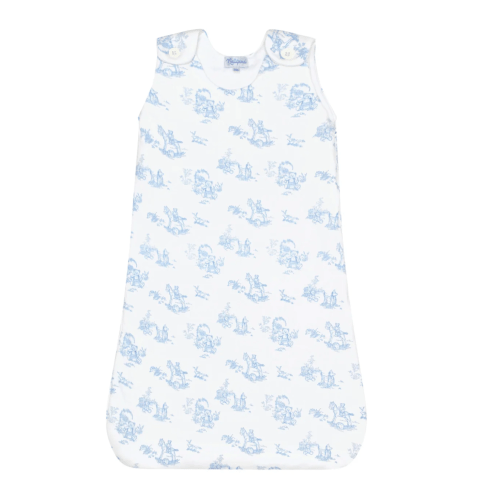 Blue Toile Winter Sack