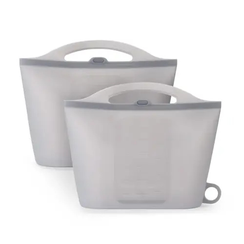 Multipurpose Silicone Steamer & Steriliser Bag 1500ml (2 pack)