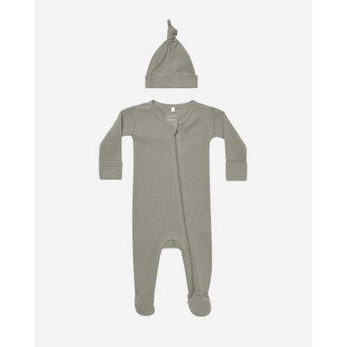 Waffle Sleep Set || Basil