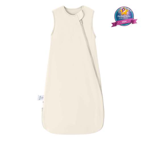 Sleeveless Sleep Sack 0.5 TOG - Organic Cotton - Cream