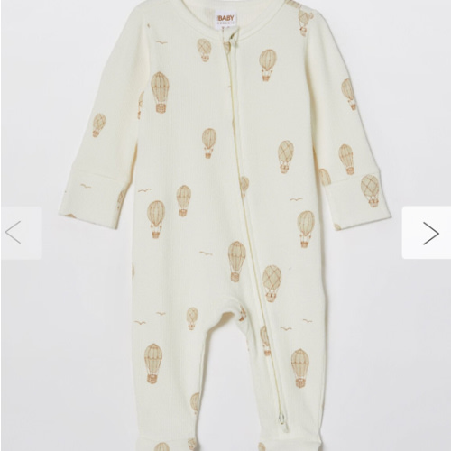 Organic Pointelle Zip All In One Romper