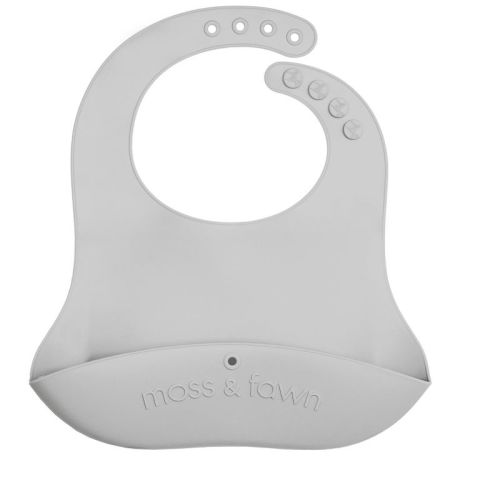 Moss and Fawn Gather & Roll Bib - Dew